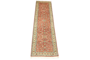 Seidenteppich - Kaschmir Seide 292 x 78 cm Teppich Läufer