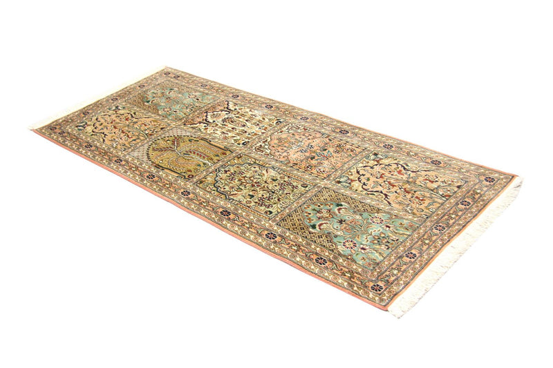 Seidenteppich - Kaschmir Seide 183 x 77 cm Teppichläufer
