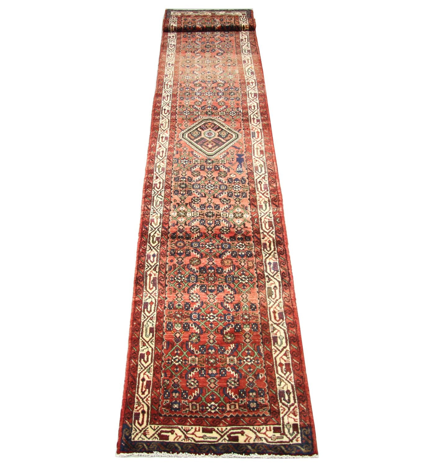 Perserteppich - Nomadic 470 x 85 cm - grau