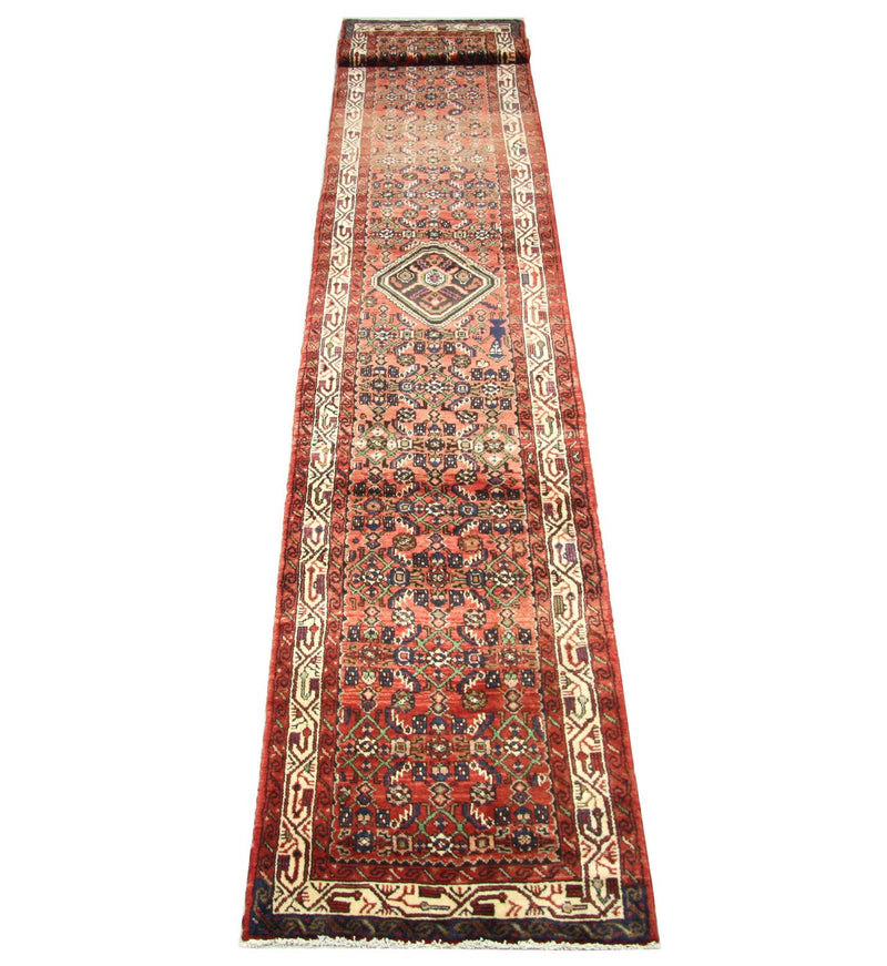 Perserteppich - Nomadic 470 x 85 cm - grau