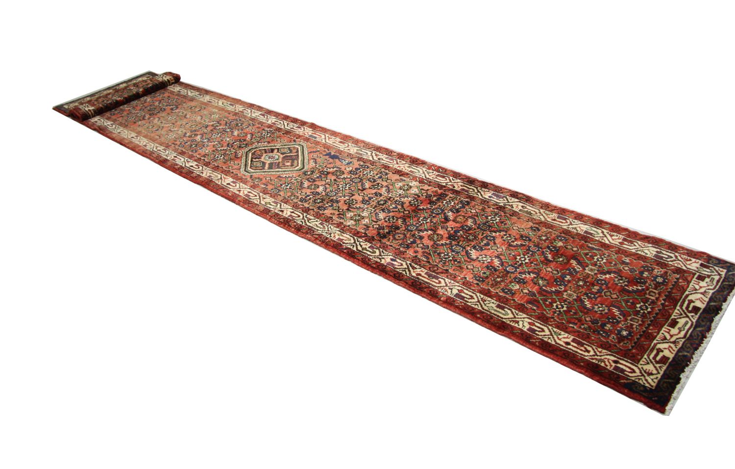 Perserteppich - Nomadic 470 x 85 cm - grau