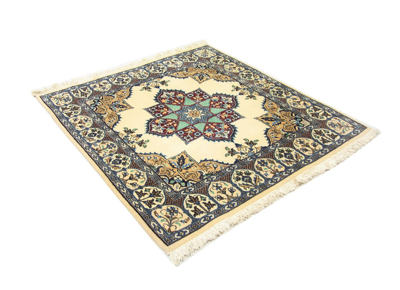 Perserteppich - Nain 105 x 97 cm Teppich Quadratisch
