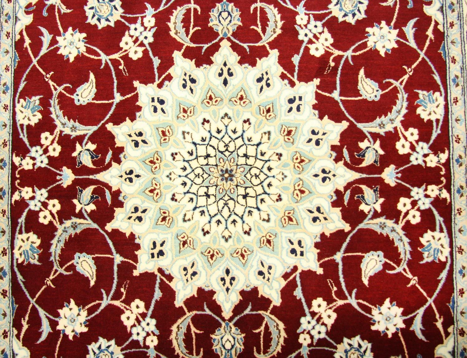 Perserteppich - Nain - Premium 192 x 125 cm Teppichbrücke