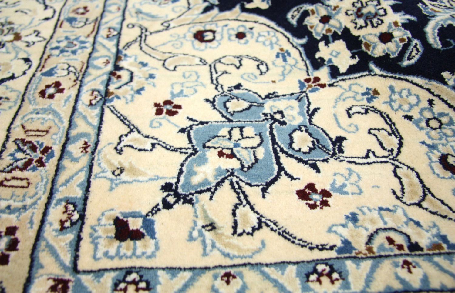 Perserteppich - Nain - Premium 256 x 172 cm Wohnzimmer Teppich
