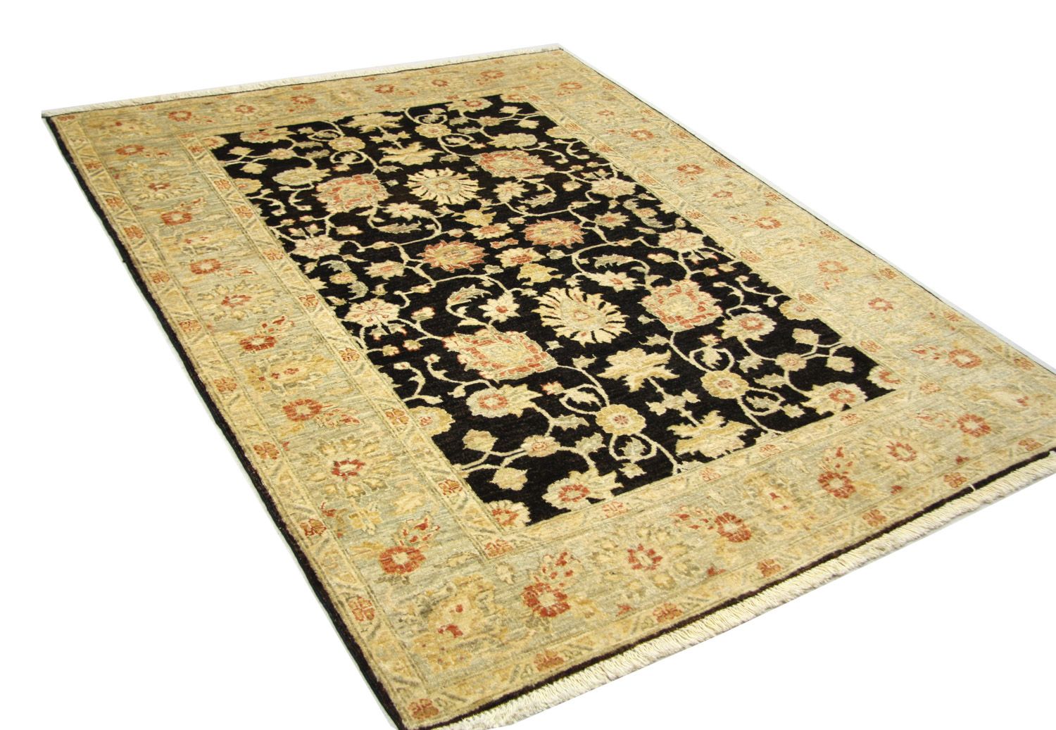 Ziegler Teppich 187 x 148 cm - blau