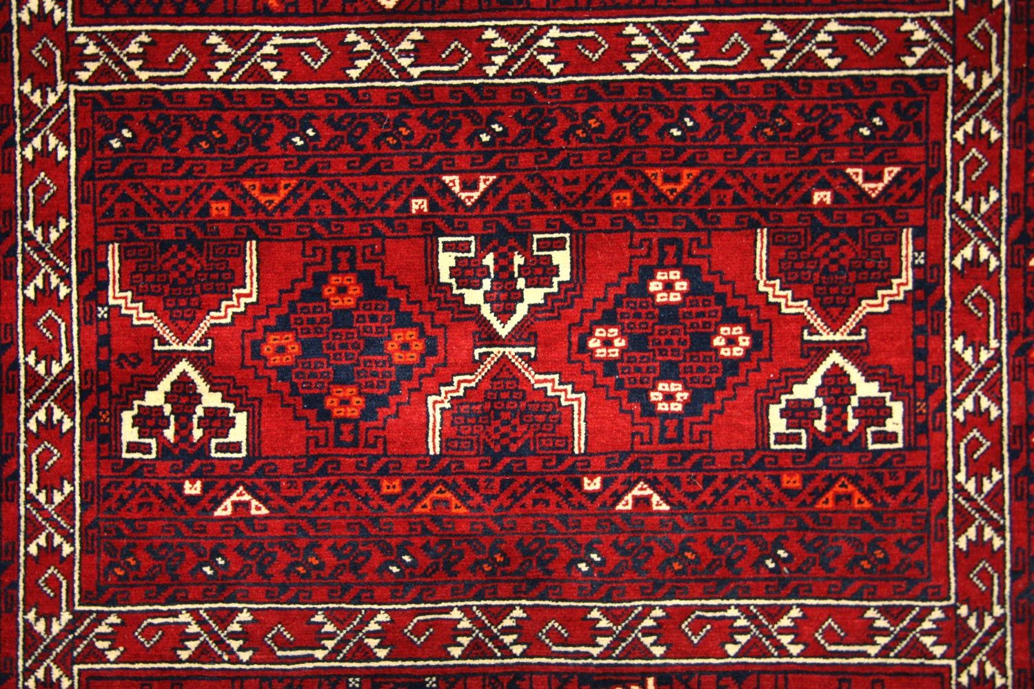 Afghan Teppich 250 x 166 cm - rot