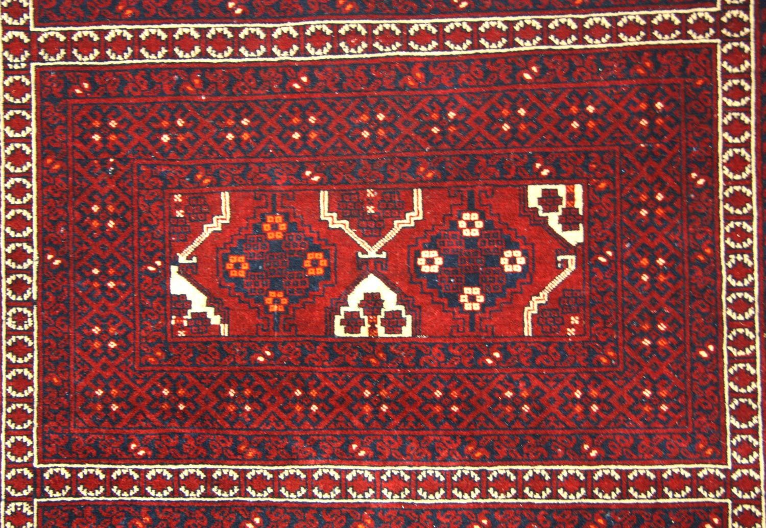 Afghan Teppich 246 x 163 cm - rot
