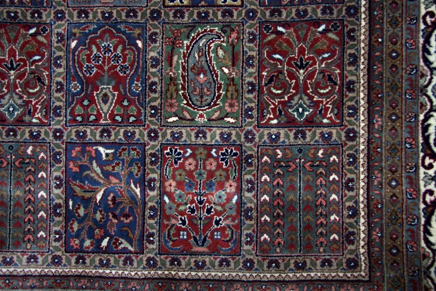 Orientteppich - Bidjar - Indus 296 x 199 cm - blau
