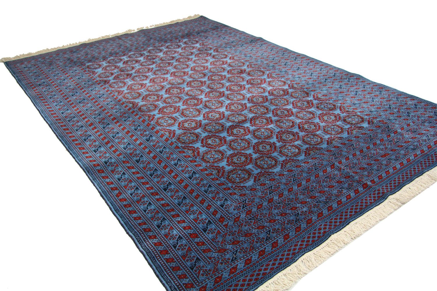 Afghan Teppich - Buchara 286 x 198 cm - blau