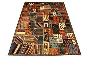 Afghan Teppich 305 x 220 cm - mehrfarbig