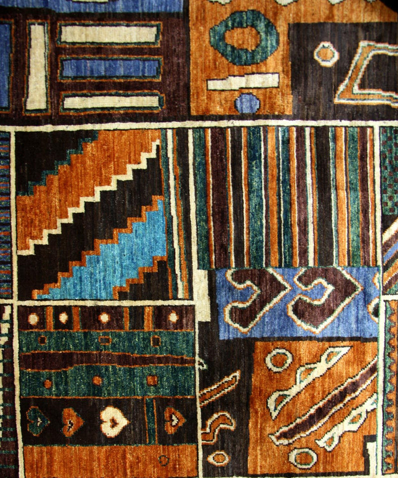 Afghan Teppich 305 x 220 cm - mehrfarbig
