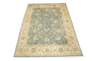 Ziegler Teppich 288 x 208 cm - blau