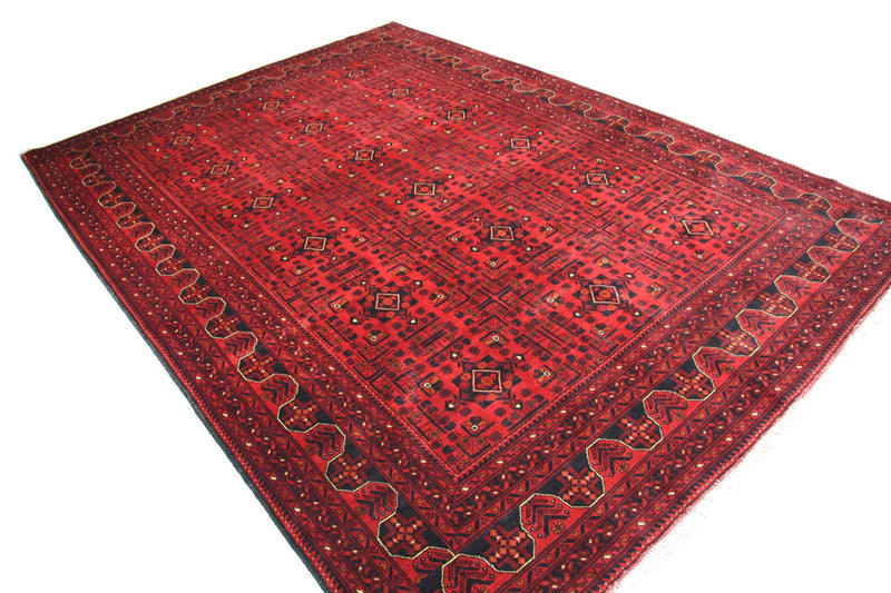 Afghan Teppich - Kunduz 290 x 207 cm - rot