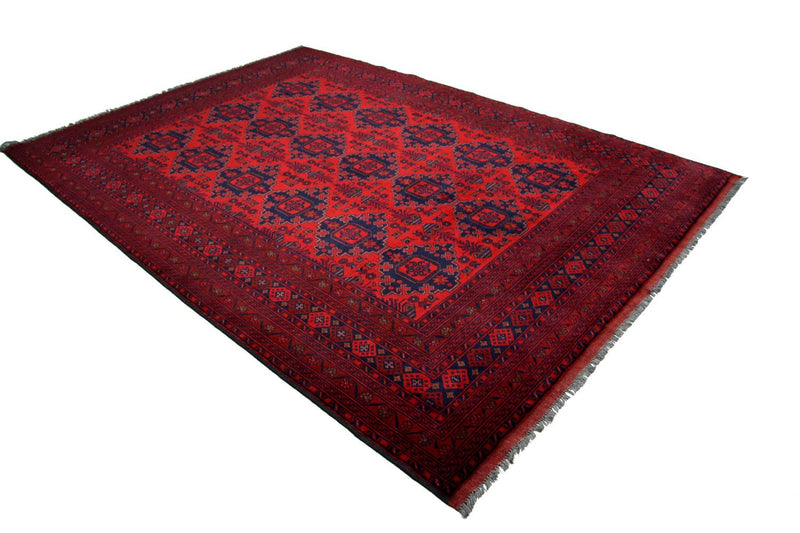 Afghan Teppich 290 x 205 cm - rot