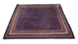 Perserteppich - Mir 267 x 266 cm - blau