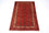 Afghan Teppich 196 x 126 cm - rot