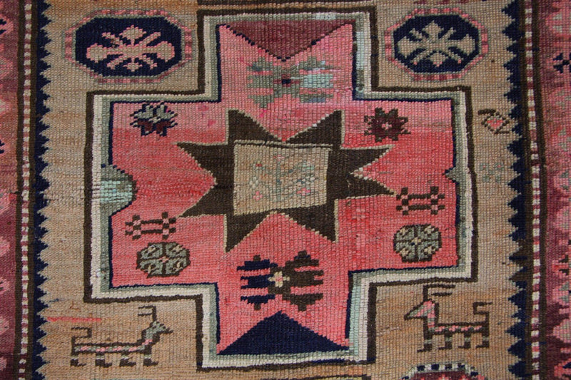 Ziegler Teppich - Kazak 390 x 148 cm - mehrfarbig