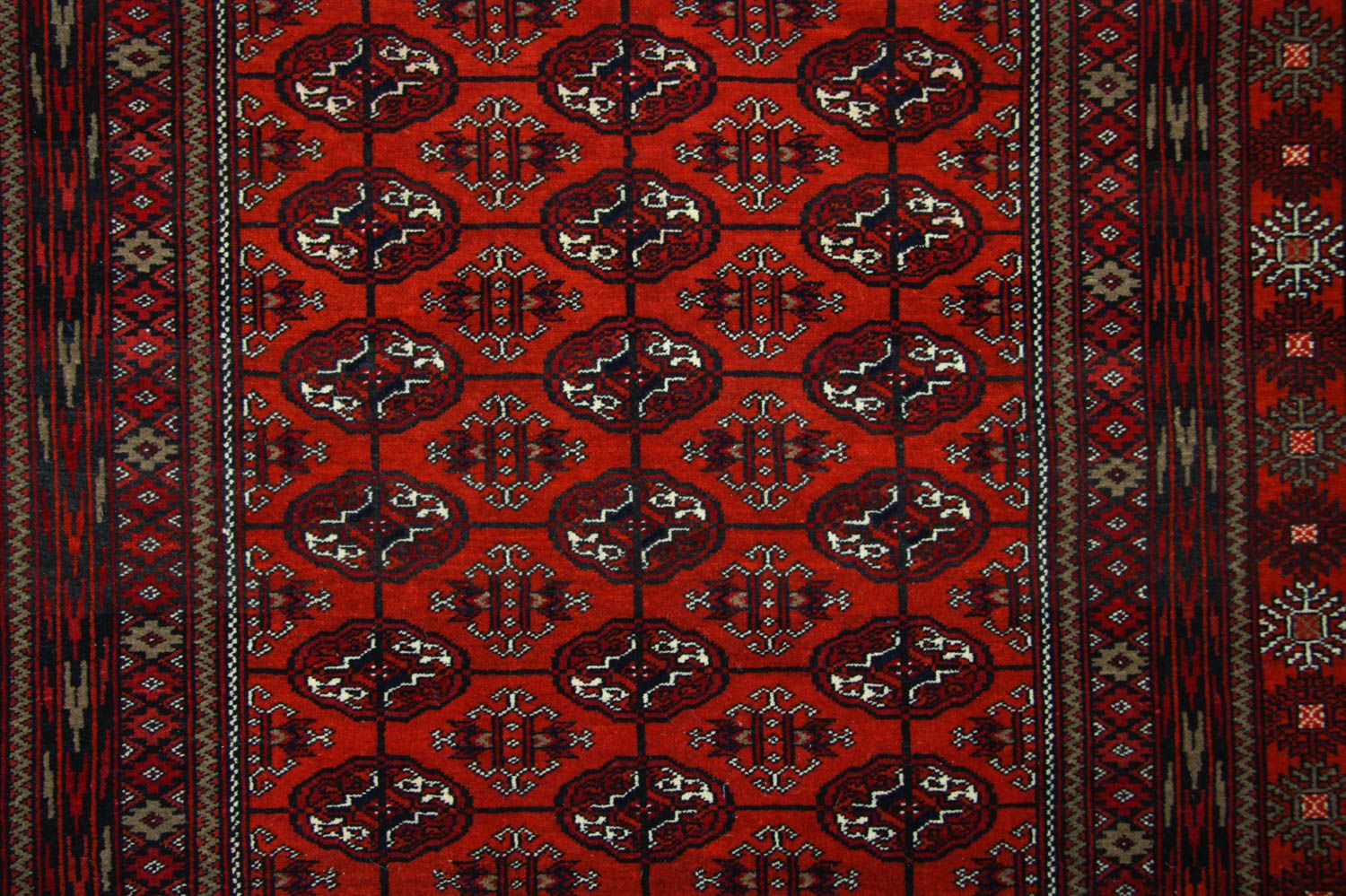 Afghan Teppich 193 x 134 cm - rot
