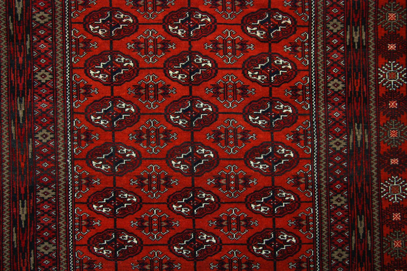 Afghan Teppich 193 x 134 cm - rot