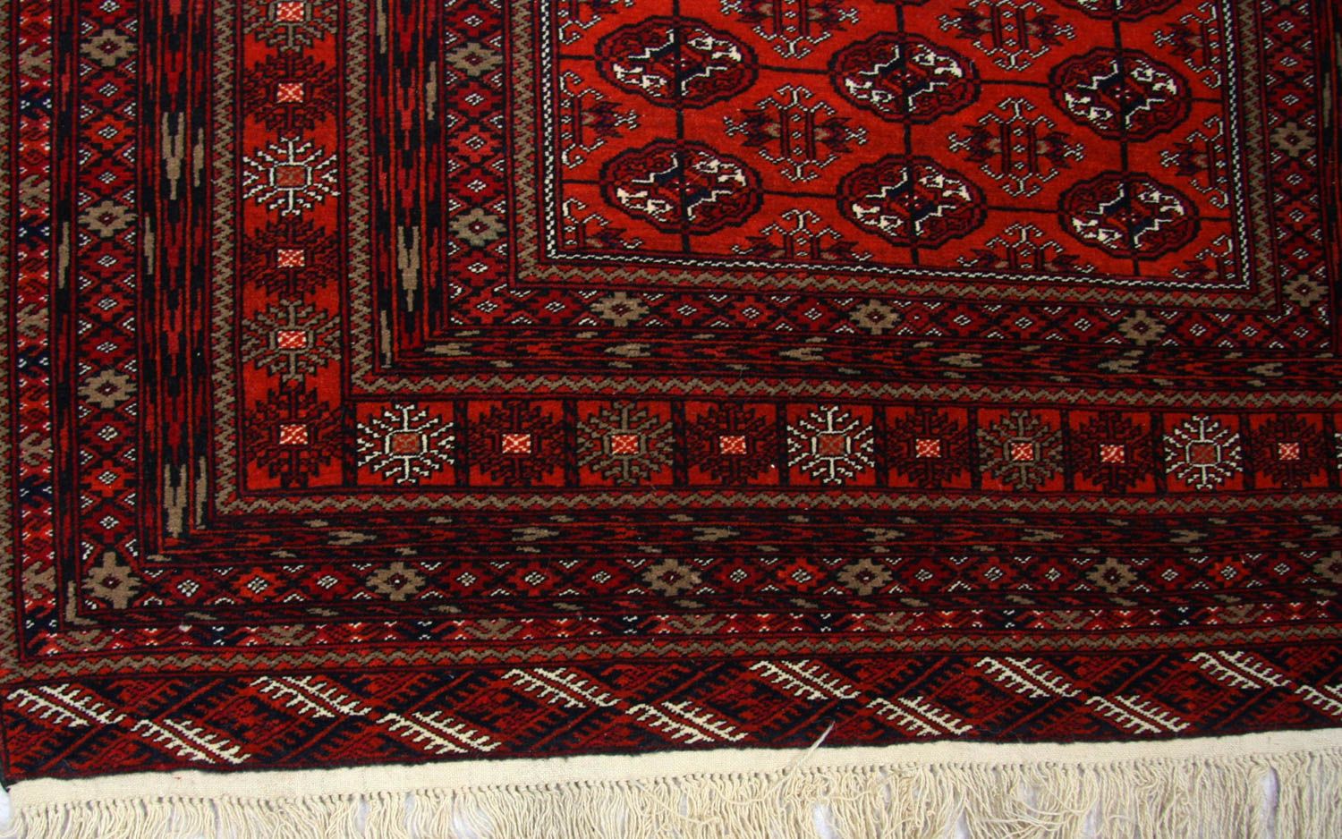 Afghan Teppich 193 x 134 cm - rot