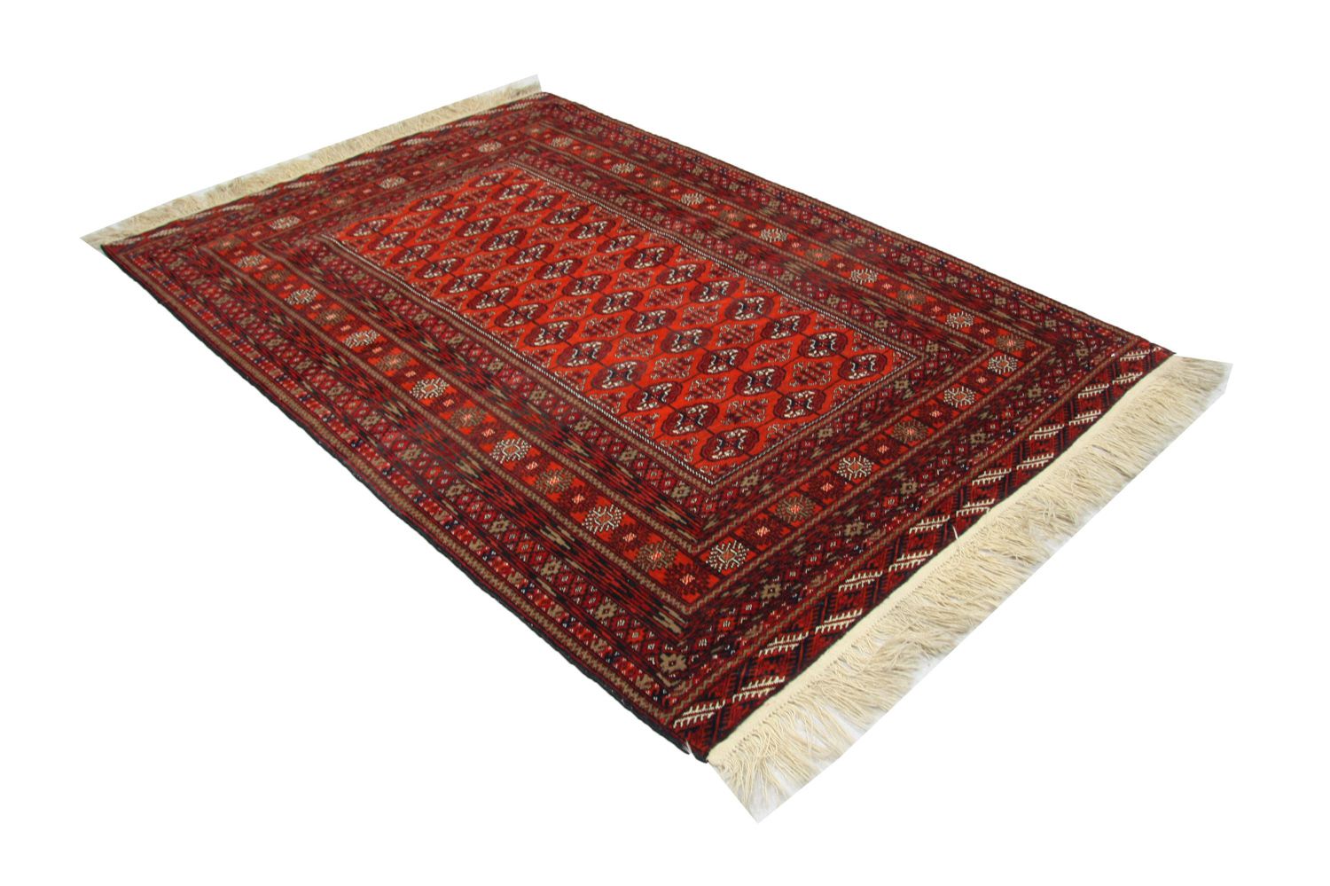Afghan Teppich 193 x 134 cm - rot