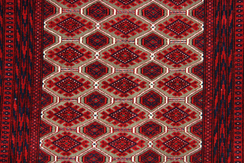 Afghan Teppich 170 x 118 cm - rot