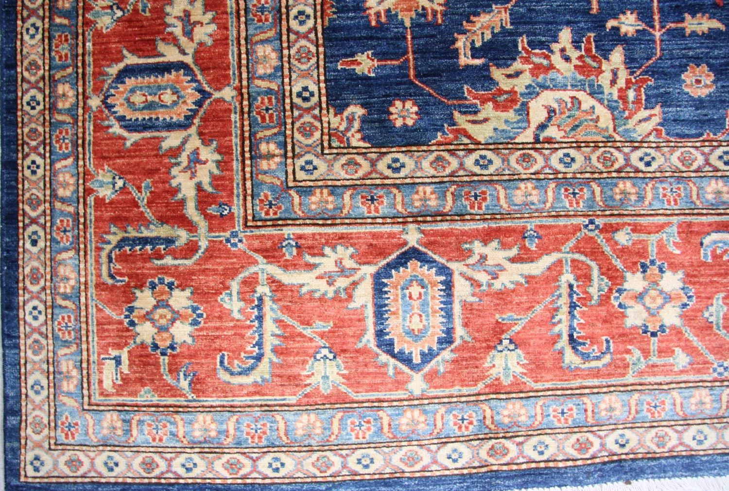 Ziegler Teppich - Kazak 303 x 246 cm - blau