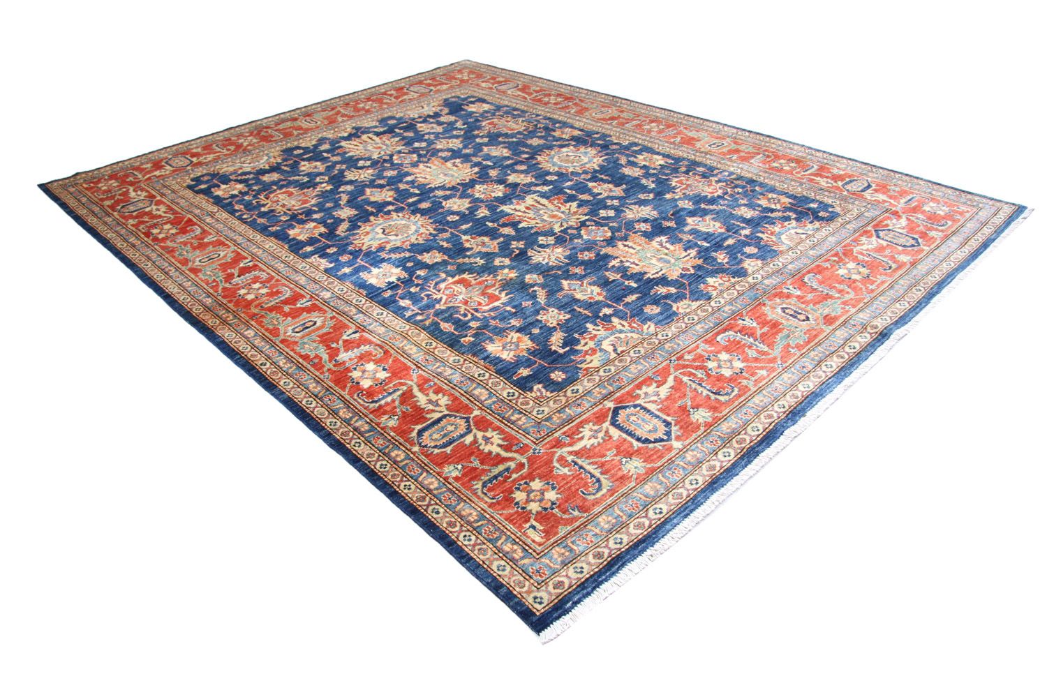 Ziegler Teppich - Kazak 303 x 246 cm - blau