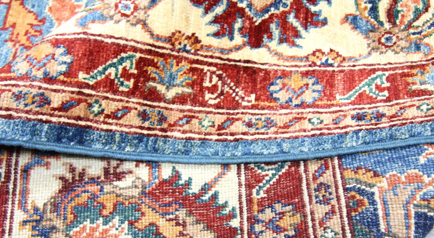 Ziegler Teppich 304 x 249 cm - blau