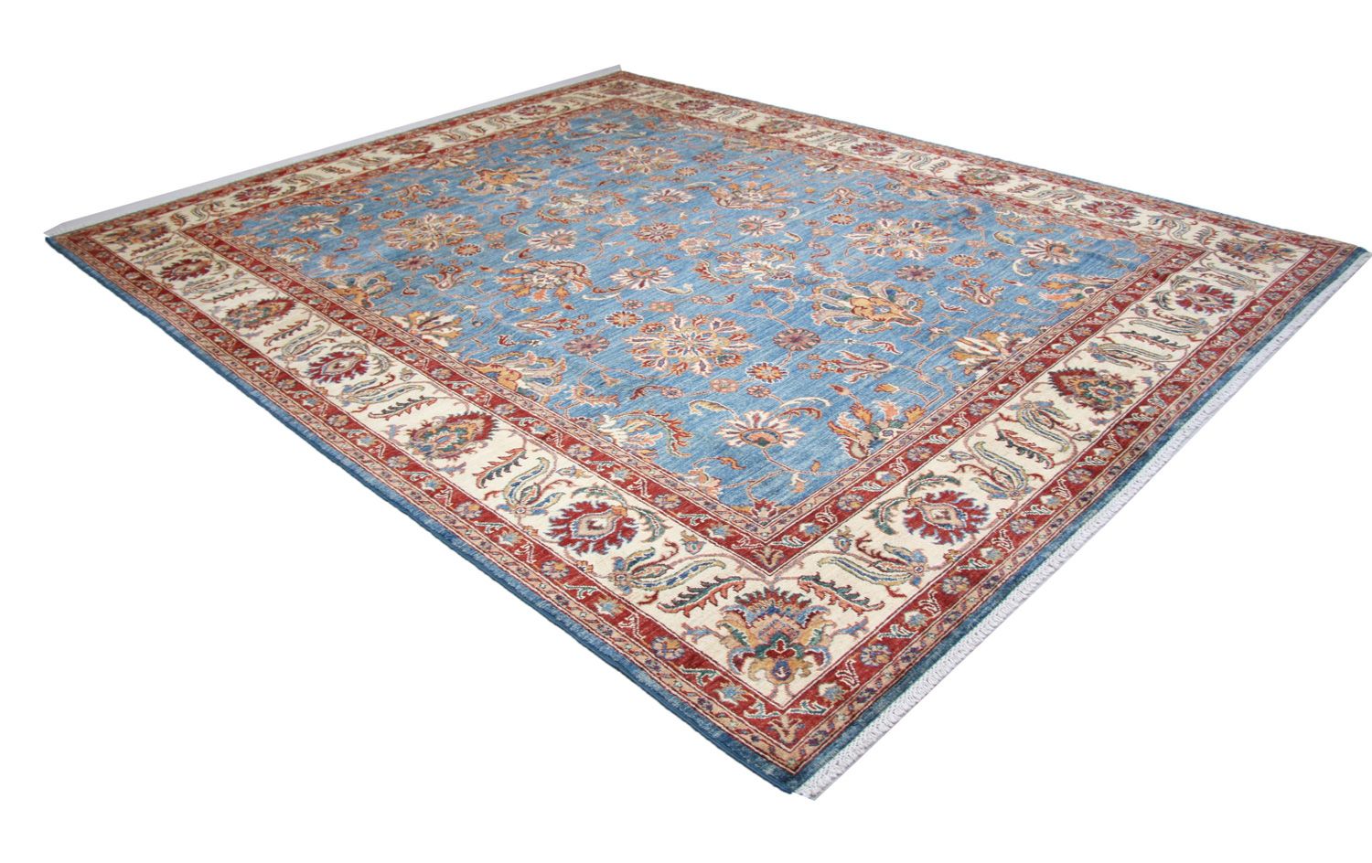 Ziegler Teppich 304 x 249 cm - blau
