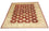 Ziegler Teppich 299 x 251 cm - rot