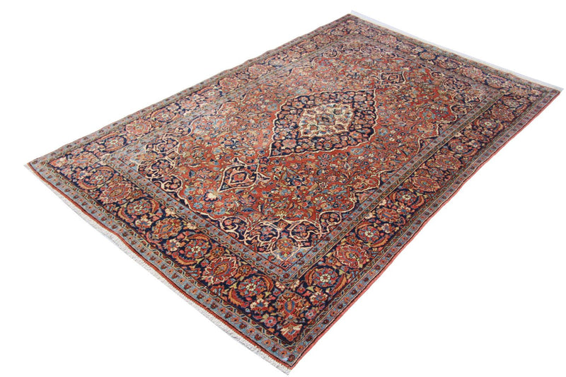 Perserteppich - Keshan 212 x 130 cm - braun