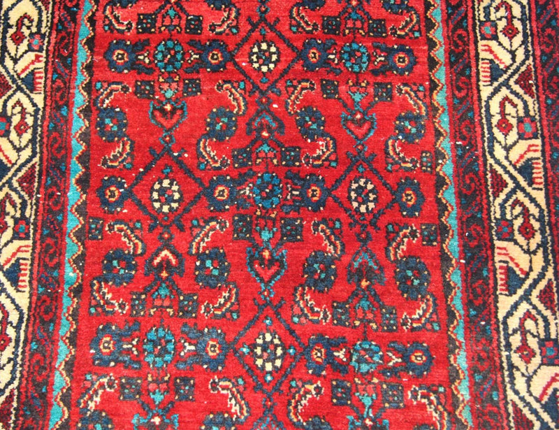 Perserteppich - Nomadic 500 x 86 cm - rot