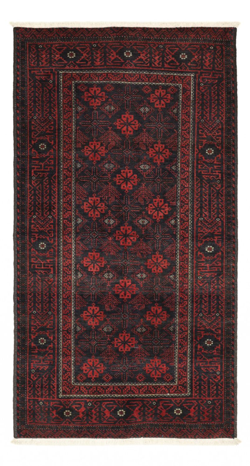 Läufer Belutsch - 193 x 104 cm - dunkelrot