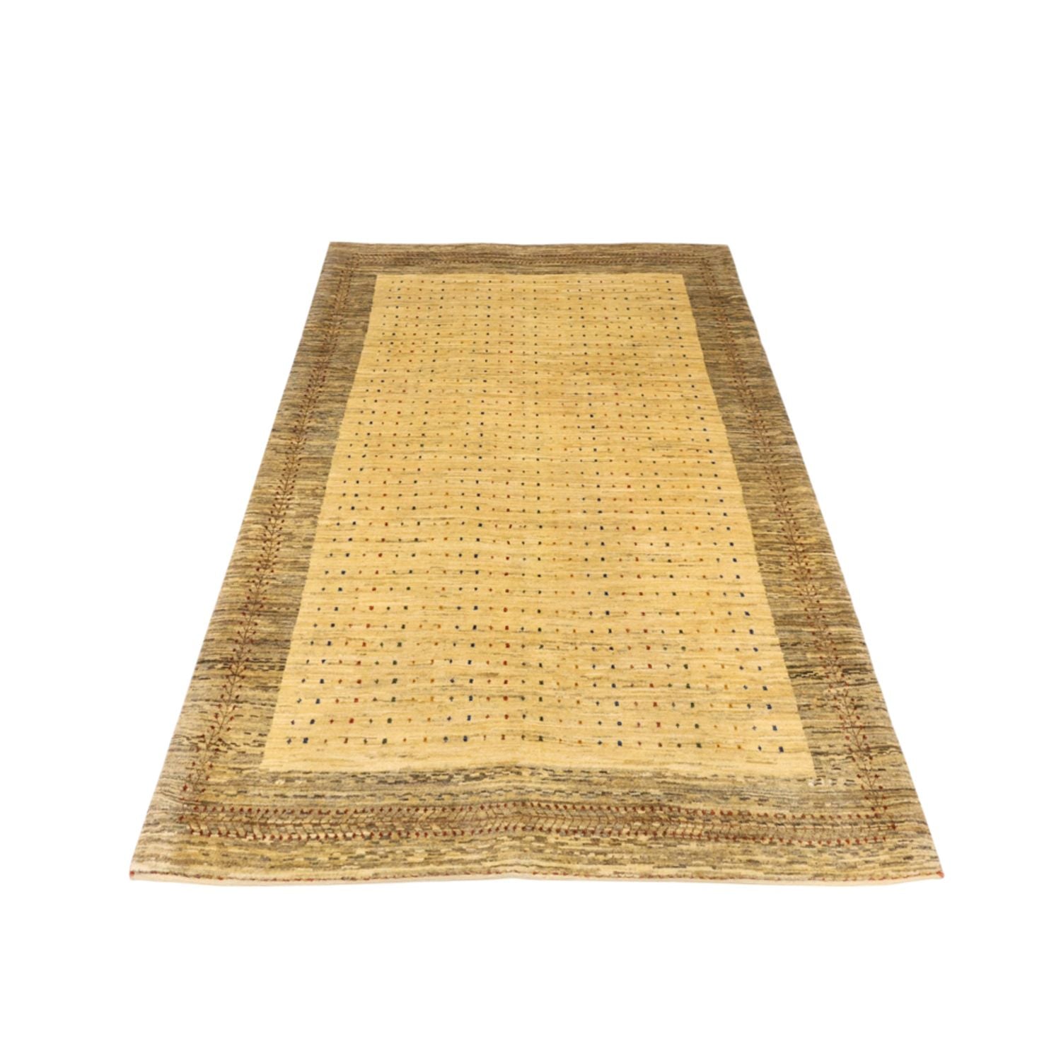 Gabbeh Teppich - Kaschkuli Perser - 174 x 115 cm - hellbeige