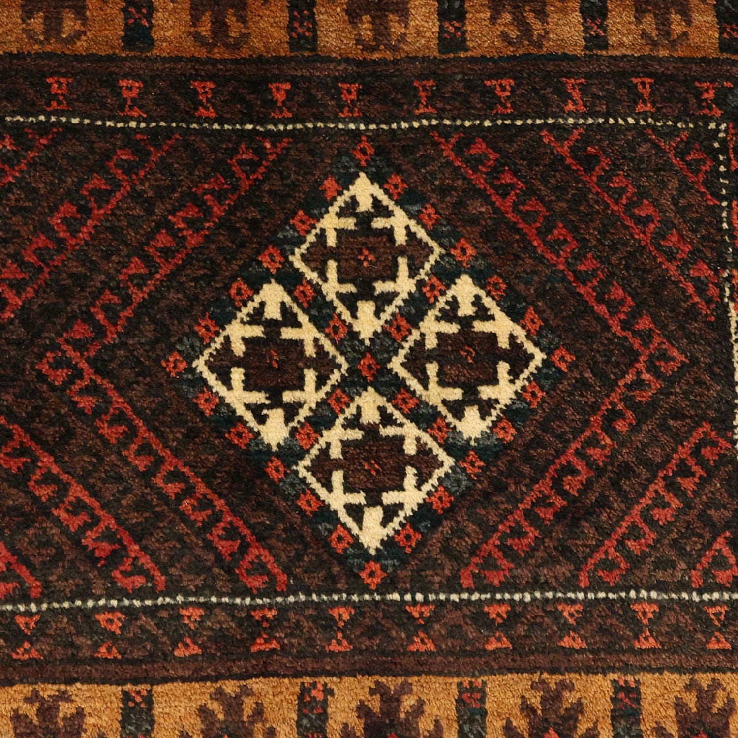 Läufer Belutsch - 230 x 120 cm - braun