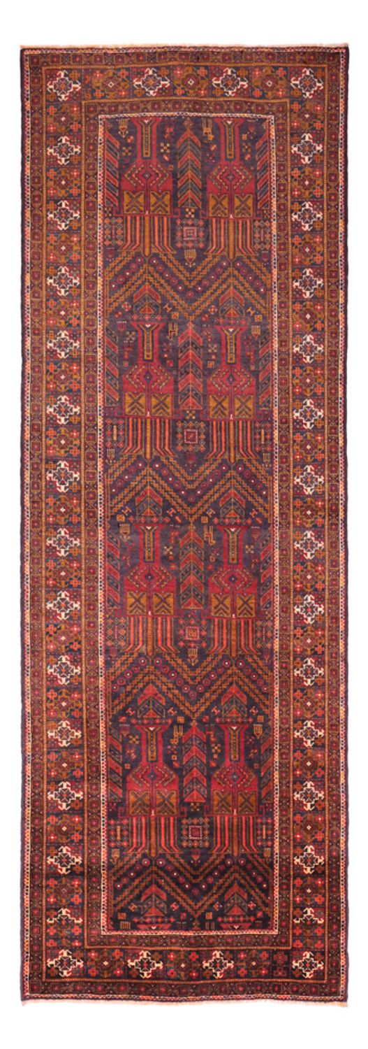 Läufer Belutsch - 292 x 103 cm - dunkelrot