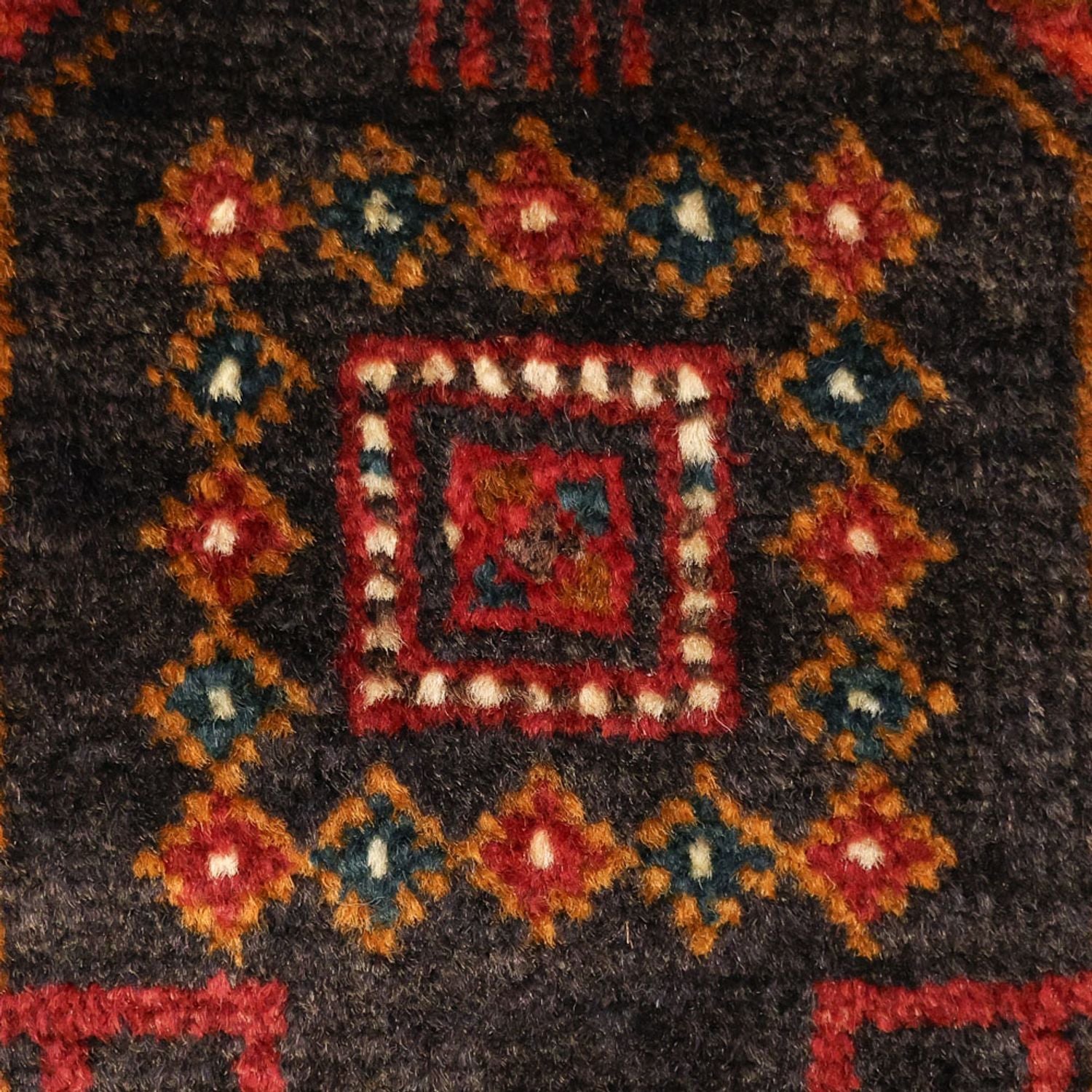 Läufer Belutsch - 292 x 103 cm - dunkelrot
