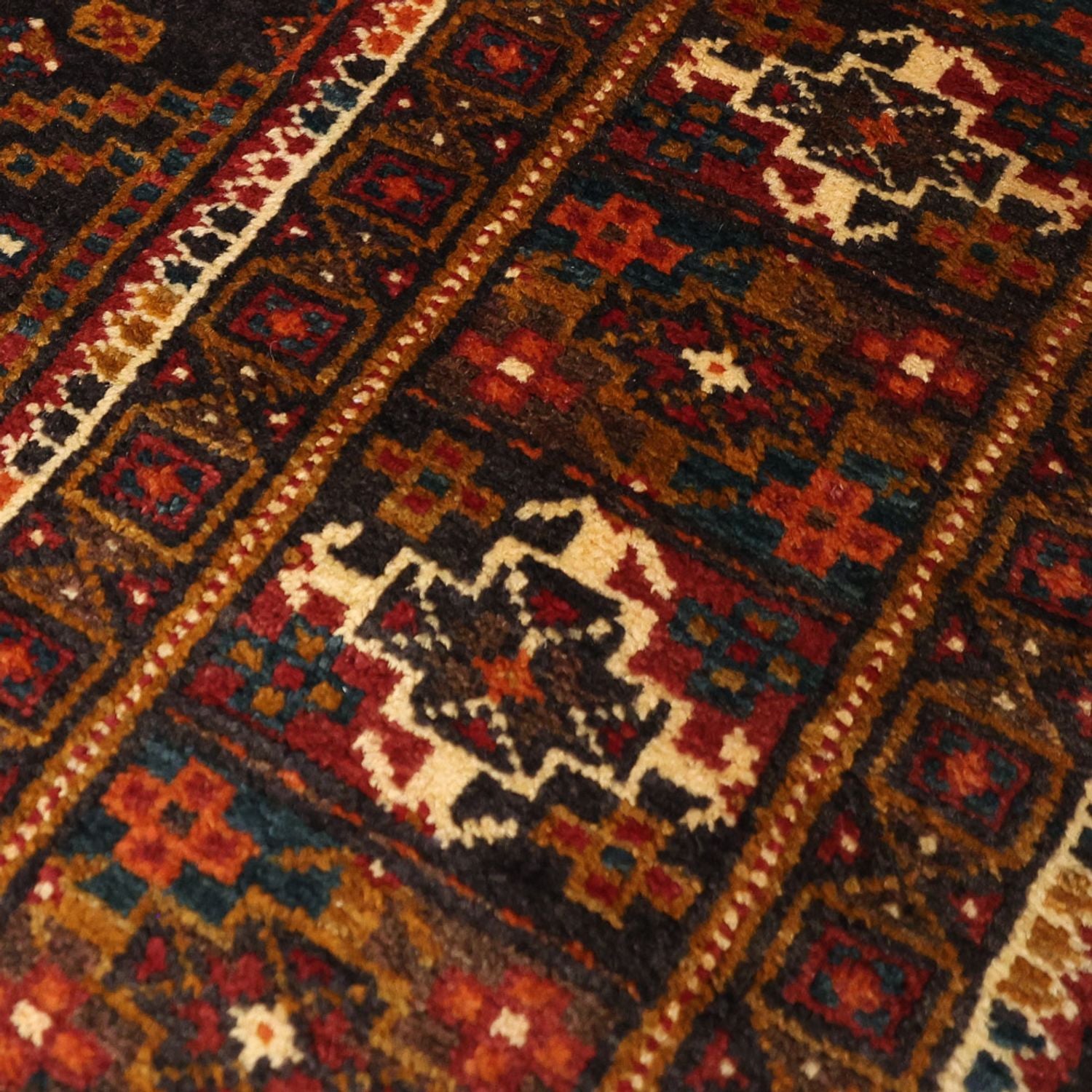 Läufer Belutsch - 292 x 103 cm - dunkelrot