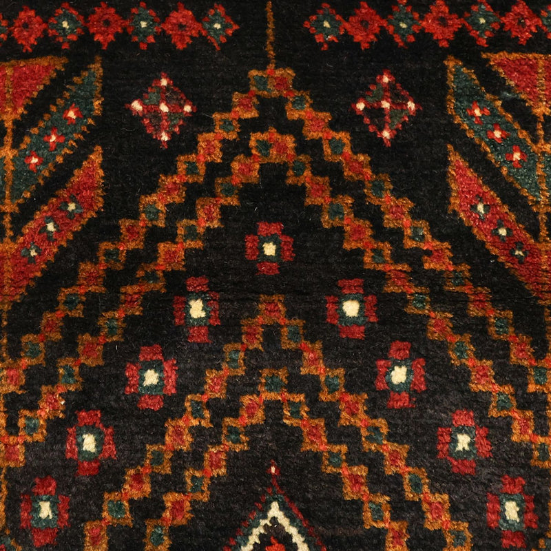 Läufer Belutsch - 297 x 107 cm - dunkelrot