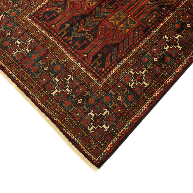 Läufer Belutsch - 297 x 107 cm - dunkelrot