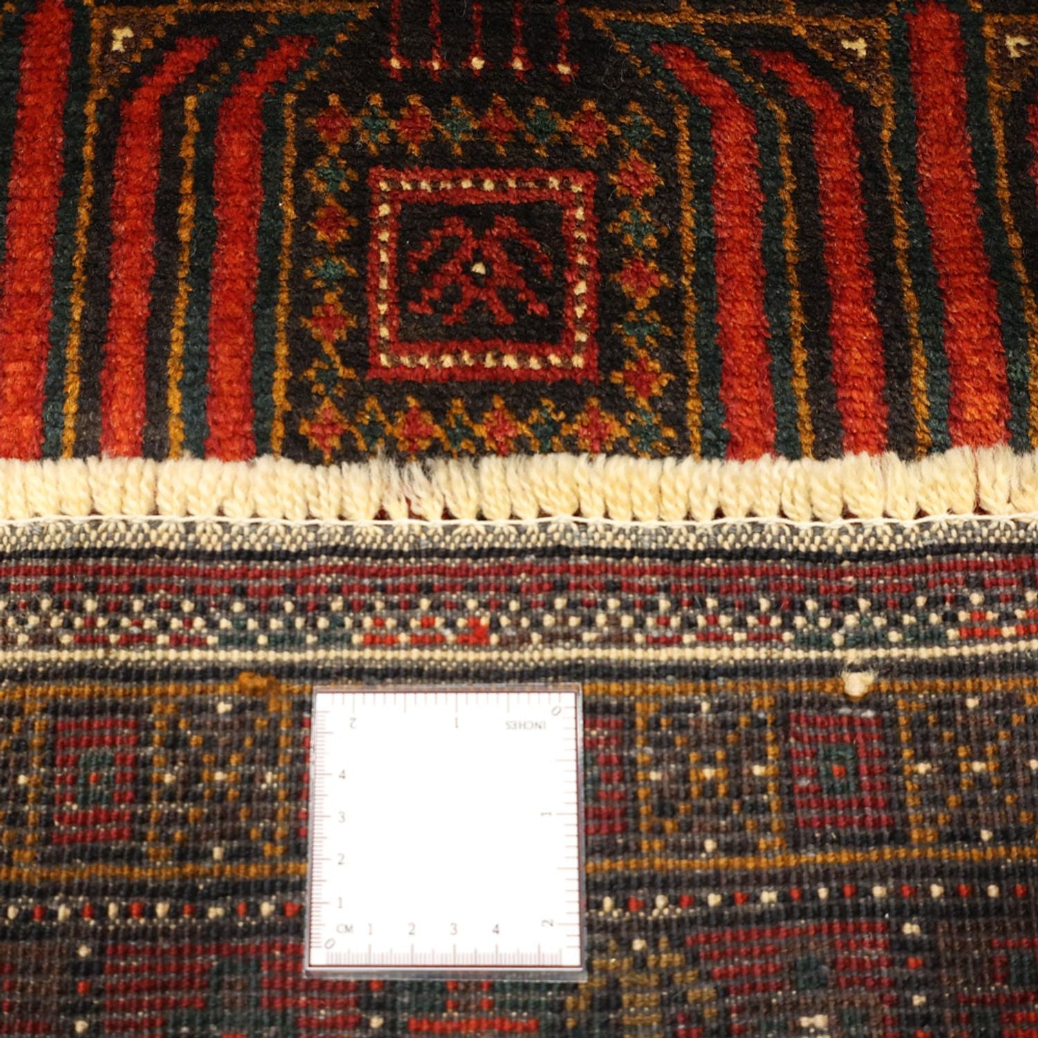 Läufer Belutsch - 297 x 107 cm - dunkelrot