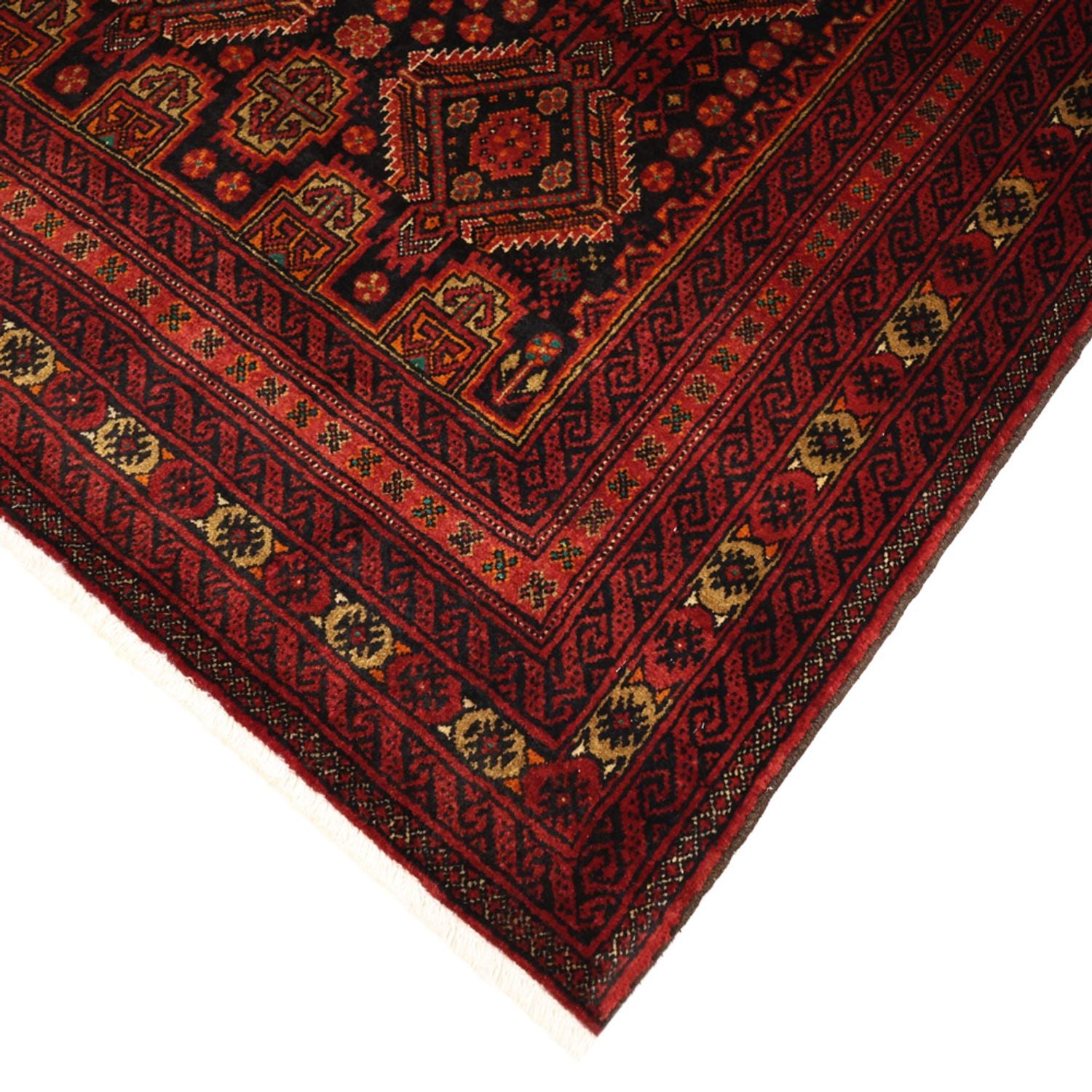 Läufer Belutsch - 223 x 115 cm - dunkelrot