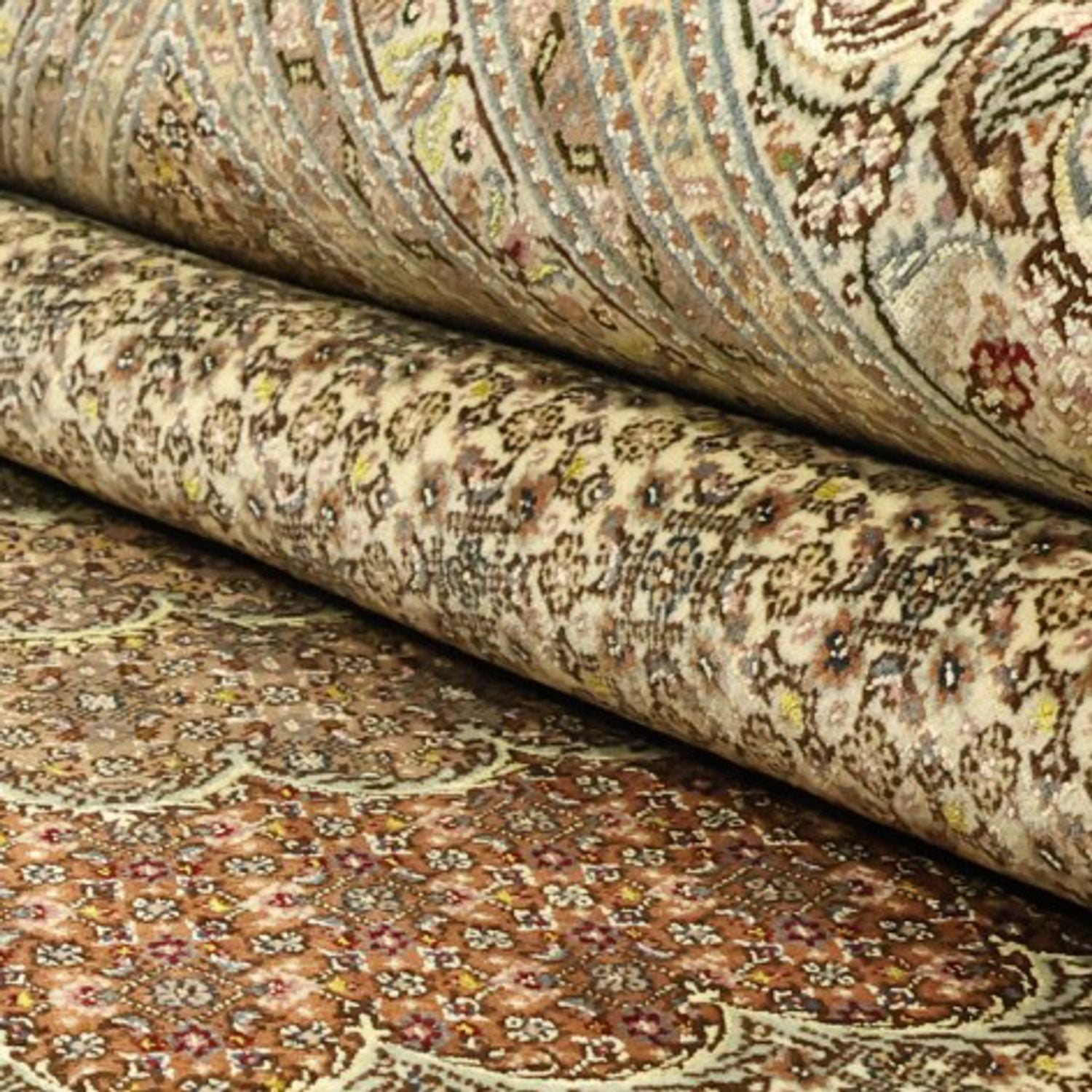Perserteppich - Täbriz - Royal - Royal - 351 x 250 cm - dunkelbeige