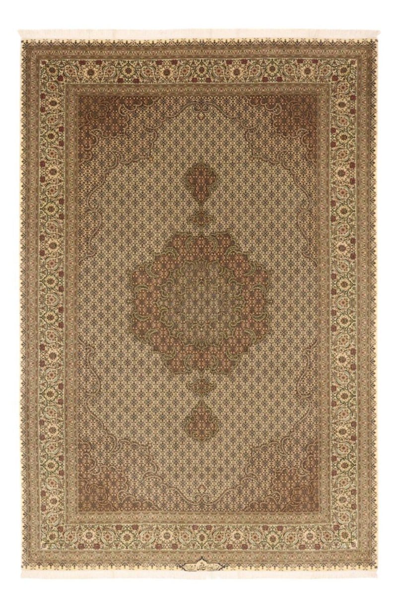 Perserteppich - Täbriz - Royal - Royal - 303 x 203 cm - dunkelbeige