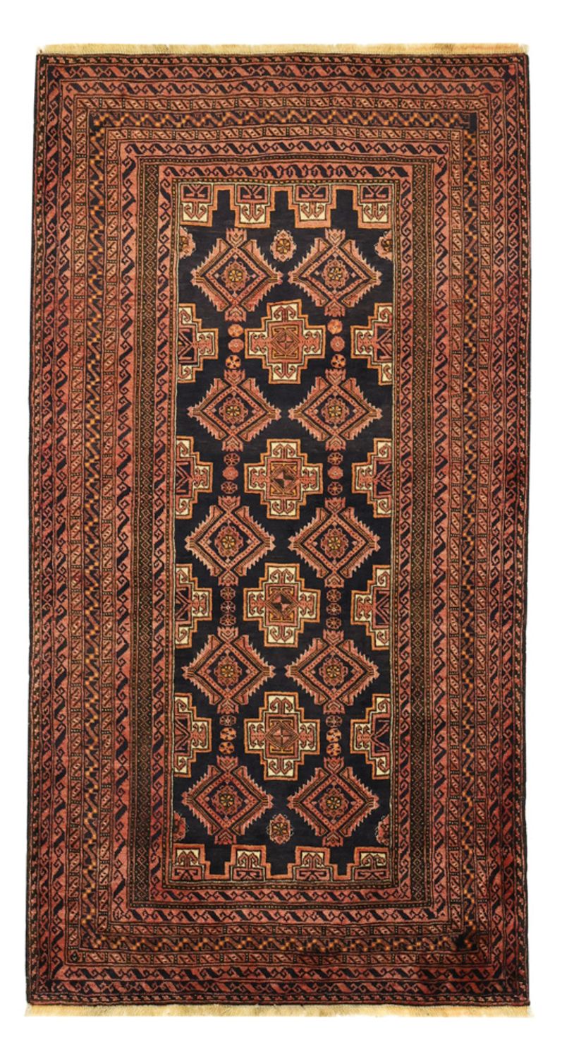 Läufer Belutsch - 186 x 101 cm - dunkelbraun