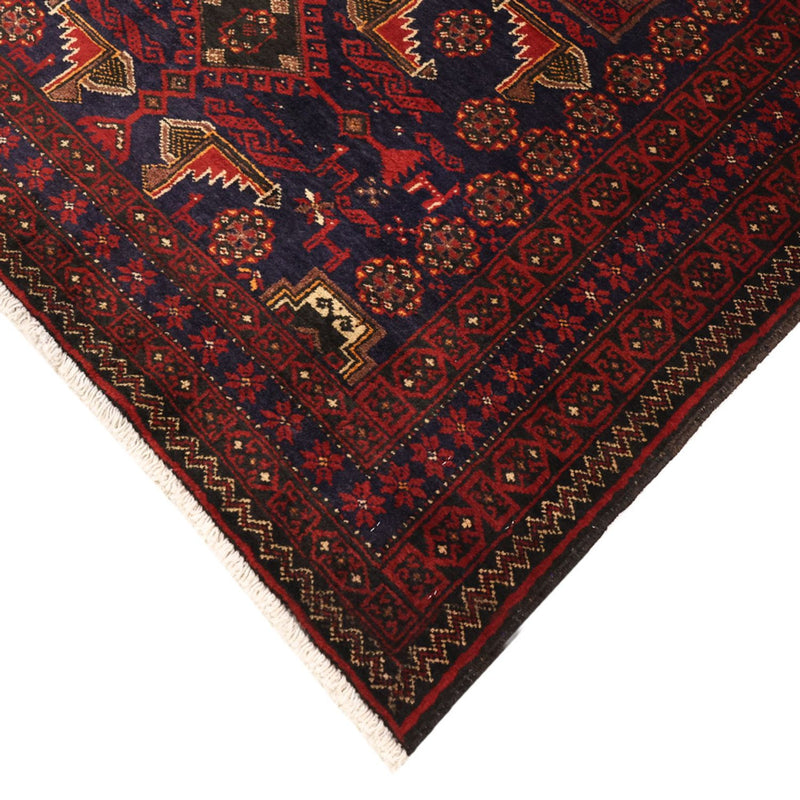 Läufer Belutsch - 194 x 101 cm - dunkelrot