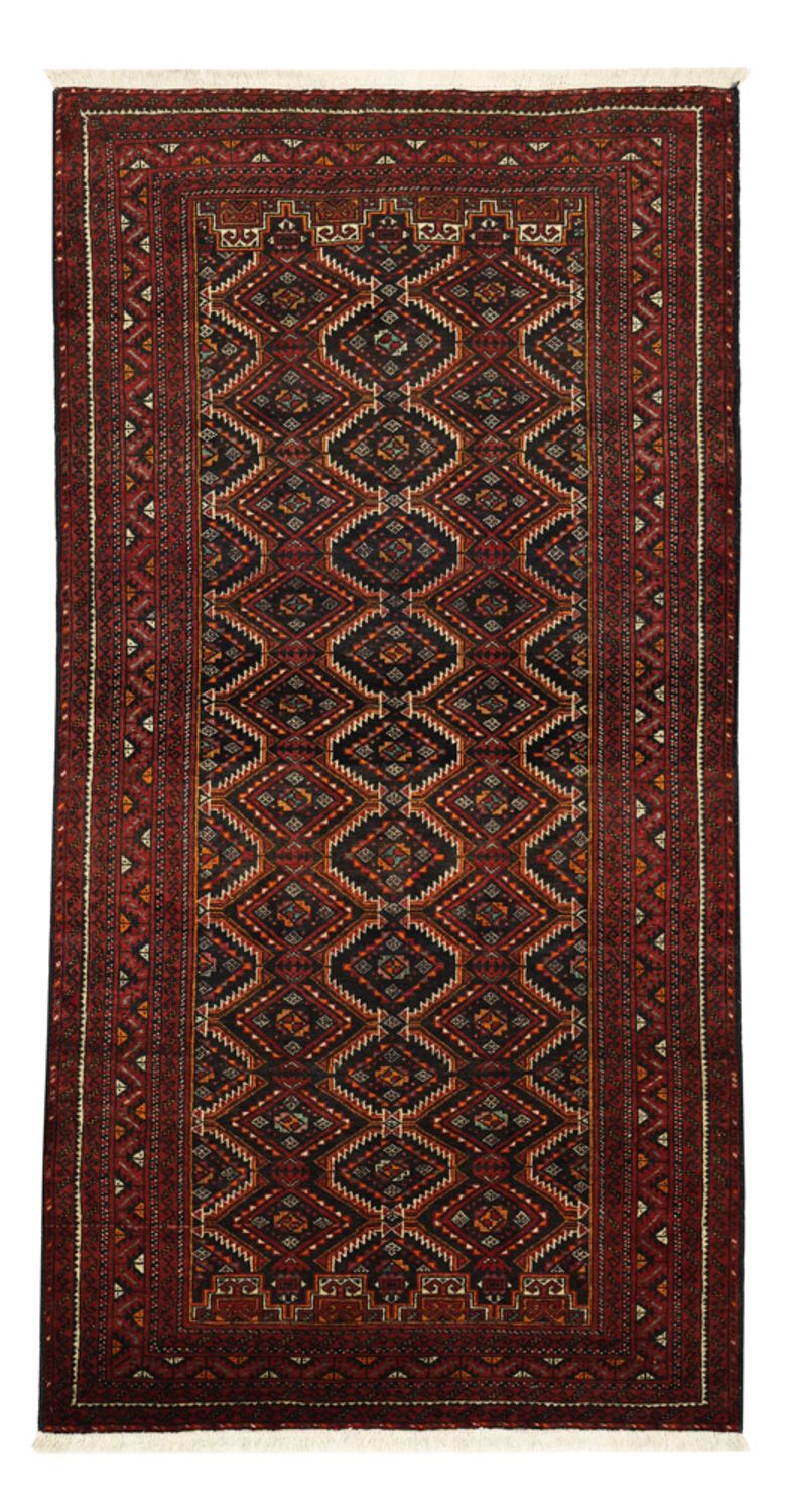 Läufer Belutsch - 195 x 98 cm - dunkelrot