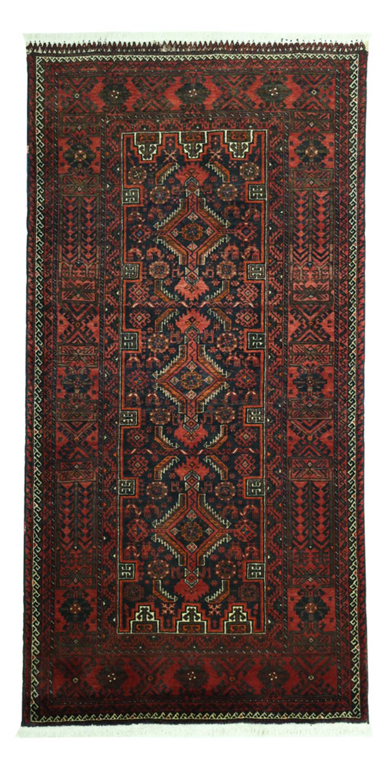 Läufer Belutsch - 190 x 99 cm - dunkelrot