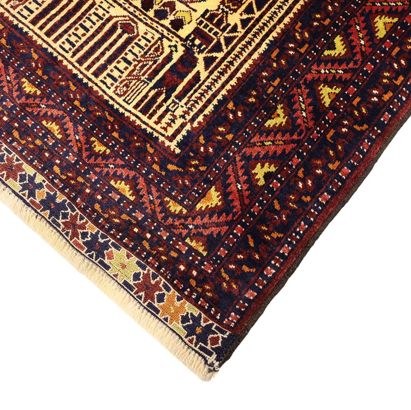 Belutsch Teppich - 142 x 96 cm - mehrfarbig